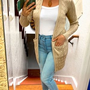 Ralph Lauren 100% Silk Cardigan